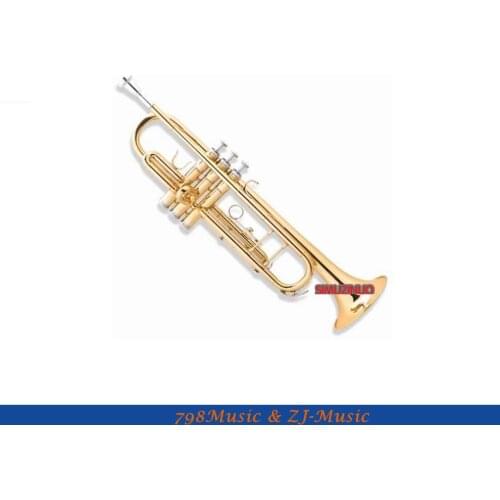 Bb/C Trumpet Professional Model With Case-Bore Size 11.65mm-Bell DIA.127mm