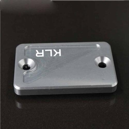 For Kawasaki KLR 250 650 KLR650 KLR250 Motorcycle Accessories Brake Clutch Cylinder Fluid Reservoir Cover Cap With Logo