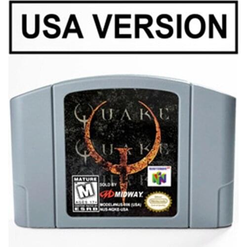 Quake For 64 Bit Game Cartridge USA Version NTSC Format