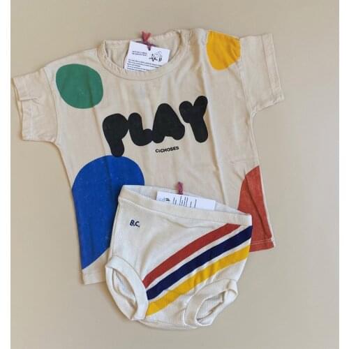 Summer Baby Girls Toddler Clothes Set bobo 2021 Cotton Baby t-shirts + Short Pants Clothes Sports Kids Clothing Sets For Boys