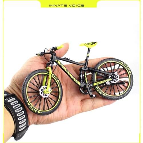ZK50 Mini 1:10 Alloy Bicycle Model Diecast Metal Finger Mountain bike Racing Toy Metal Racing Collection Toys For child