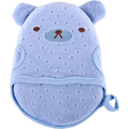 Newborn Baby Cartoon Bath Brushes Cotton Bath Supplies Baby Bath Towel Bath Sponge For Boys Girls Bathroom Supplies