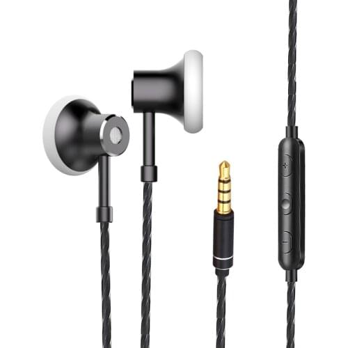 HEADROOM MS16 In Ear Earphone Earbuds Headset With Mic Volume Control
