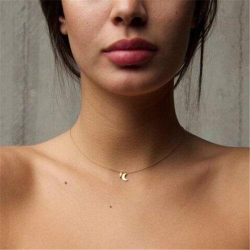 Lusion Brand Luxury Moon Simulated Pearl Heart Choker Necklace Woman Maxi Collar Chunky Necklaces Fashion Accessories Bijoux New