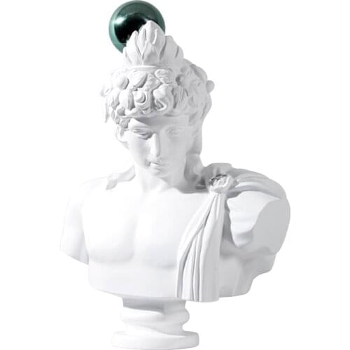 Character Incomplete Sculpture Half-Body Artwork Home Ornament David Decoration Ornaments