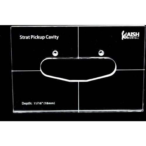 Dopro Acrylic Single Coil Pickup Routing Template Pickup Templates for Strat Guitar Body or Pickguard Rout