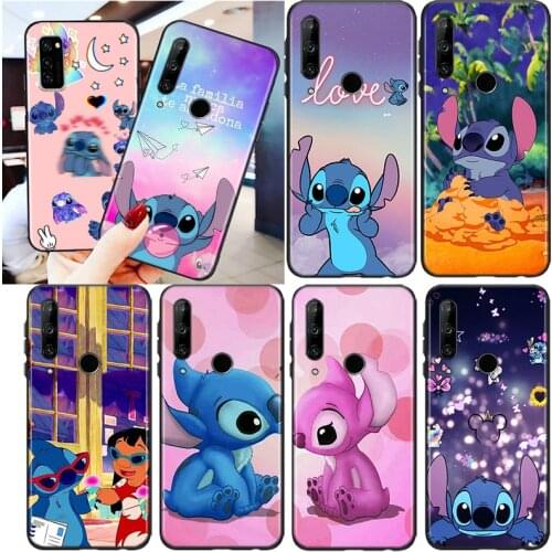 Stitch Abomination Little Monster For Honor 8S 8C 8X MAX 8A 8 7S 7A 7C Play 3E Prime Pro 2020 2019 Silicone Black Phone Case