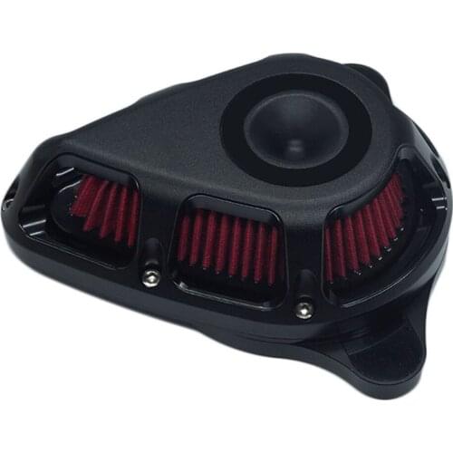 Air Filter Multi-Angle Turnable Cnc Intake Cleaner Kit Aluminum Black for Harley Sportster XL 883 XL 1200 2007-2020 Fitment-A