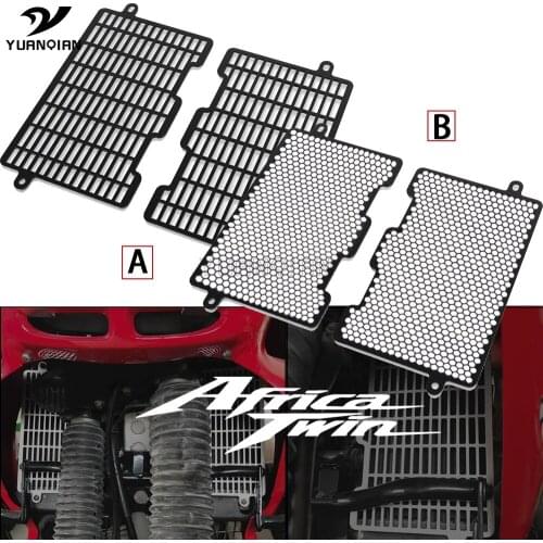 Water tank protection For Honda XRV750 XRV650 XRV 750 650 Africa Twin Radiator Grill Guard Cover Protective 750 RD07A 1996-2003