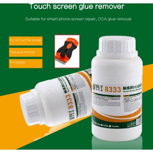 Strong 8222 8333 250ml Touch Screen OCA Removing Liquids Repair Liquid Glue Fluid PCB Cleaning for Iphone Sumsung +knife