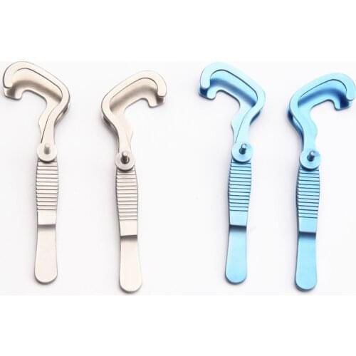 1set Titanium/Stainless steel Chalazion Forceps 90mm surgical ophthalmic instrument