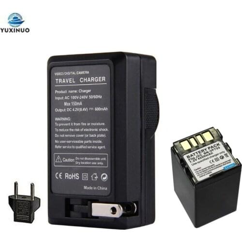 7.2V 4200mAh BN-VF733 BNVF733 Camcorder Battery + AC Charger For JVC BN-VF733U BN-VF707U VF707 BN-VF714U VF714 GZ-MG20 GR-D240