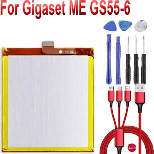 GI01 Battery For Gigaset ME GS55-6 Batterie Bateria Accumulator 3000mAh