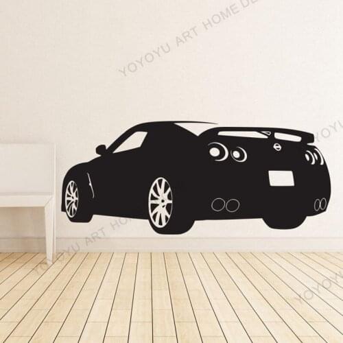 Car Sticker Vehicle Decal Classic Cars Posters Vinyl Wall Decals For Boys Home Decoration Decor Mural Luxury Car Sticker rb214