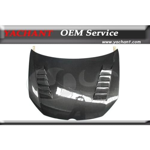 Car-Styling Auto Accessories Carbon Fiber Front Hood Bonnet Fit For 2009-2012 Golf MK 6 Vented Hood Bonnet