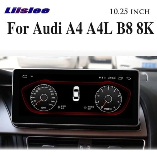 Car Multimedia Player NAVI 10.25 inch Touch Screen Android For Audi A4 A4L B8 8K 2009~2016 CarPlay Radio Stereo GPS Navigation