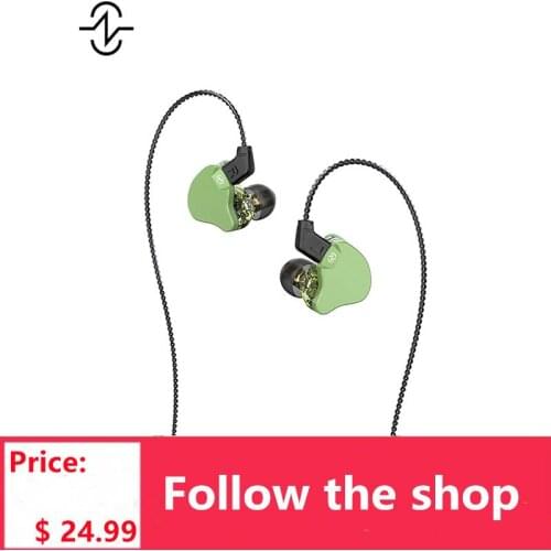 CCZ Emerald DD+BA Hybrid In-Ear HIFI Headset With 4 Core 4N OFC Cable Running Sports Earphones Music Earbuds CCZ Coffee Bean IEM
