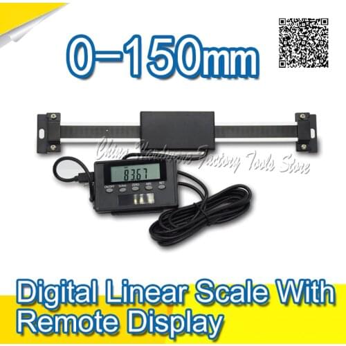 Free Shipping 0-150mm Readout Digital Linear Scale with Remote Display External Display High Accuracy Measuring Tool