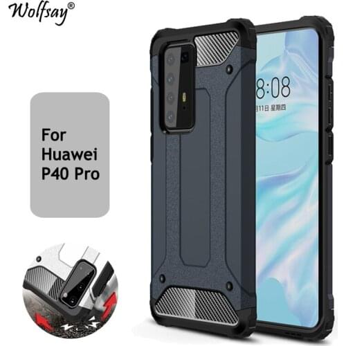 For Huawei P40 Pro Case Shockproof Armor Rubber Bumper Hard PC Phone Case For Huawei P40 Pro Protective Cover For Huawei P40 Pro
