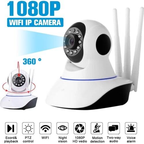 HD1080P Wireless WIFI IP Camera Home Indoor Security Monitor Smart Network Video System Two Way Audio / Night Vision / PTZ / APP