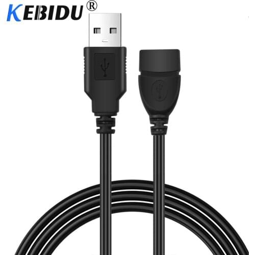Kebidu USB Extension Cable 3m Data Sync USB 2.0 Extender Cord Extension Speed Data Sync Extension Cable For PC Laptop Keyboard
