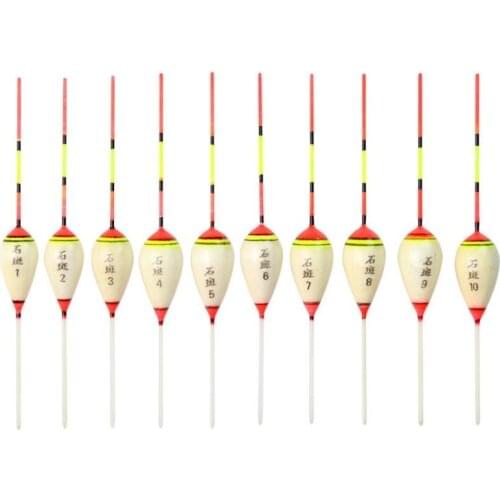 Short float for shallow water or for ice fishing light and sensitive quick response