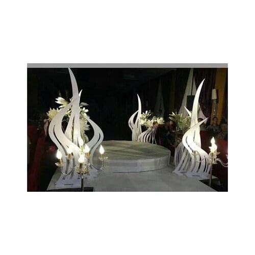 New cherry blossom road wedding simulation cherry tree iron frame cherry tree wedding props decoration teng