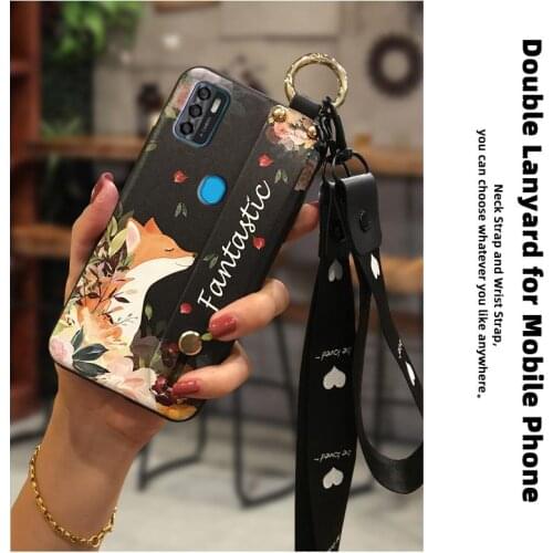 Lanyard New Arrival Phone Case For ZTE Blade A7S 2020 Anti-dust Phone Holder Original Soft Case
