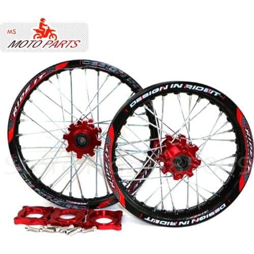 15mm Front 1.60-17 Rear 1.85-14 inch Alloy Wheel Rim with CNC Hub For KAYO HR-160cc TY150CC Dirt Pit bike 14/17 inch Gold wheel