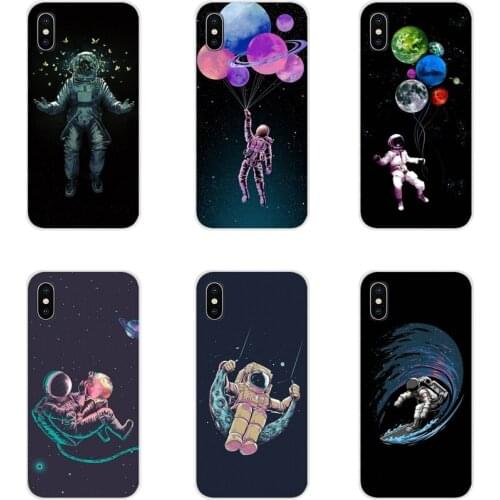 Balloon planet astronaut For Xiaomi Mi4 Mi5 Mi5S Mi6 Mi A1 A2 A3 5X 6X 8 CC 9 T Lite SE Pro Accessories Phone Cases Covers
