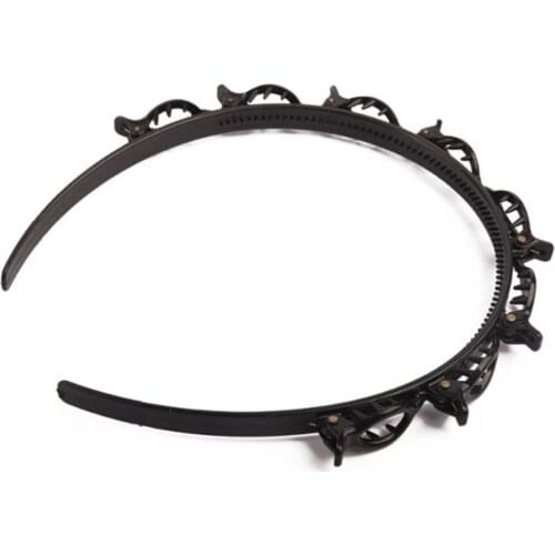 Comfortable Lightweight Korean Fashion Double Bangs Hair Clip Hairstyle Hairpin Women Headband Tie For Girl