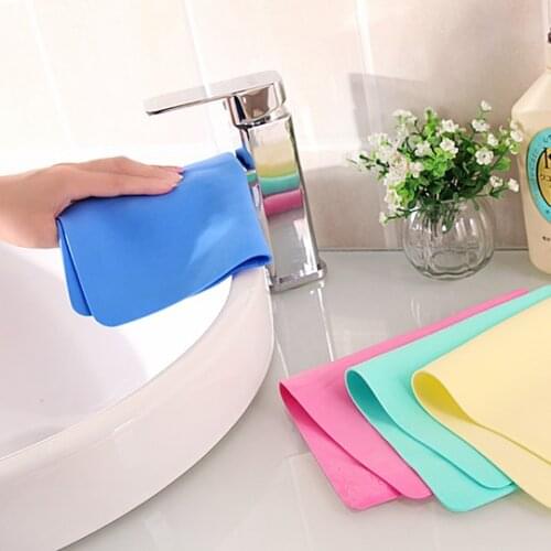1PC 30cm * 20cm Multifunction Kitchen Cleaning Towel Car Wash Towel Dry Hair Towel Bathroom Kitchen Tools Free Shipping