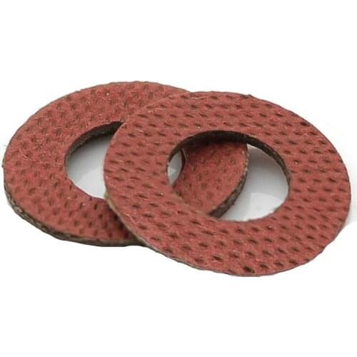100Pcs M2 M2.5 M3 M4 M5 M6 M8 Steel Flat Pad Insulation Washers Red Paper Meson Gasket Spacer Insulating Spacers