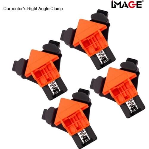 4PCS Carpentry Right Angle Clip Woodworking Hand Tools Fixer Picture Frame Clip Home Tool Installer 90° Quick Clip