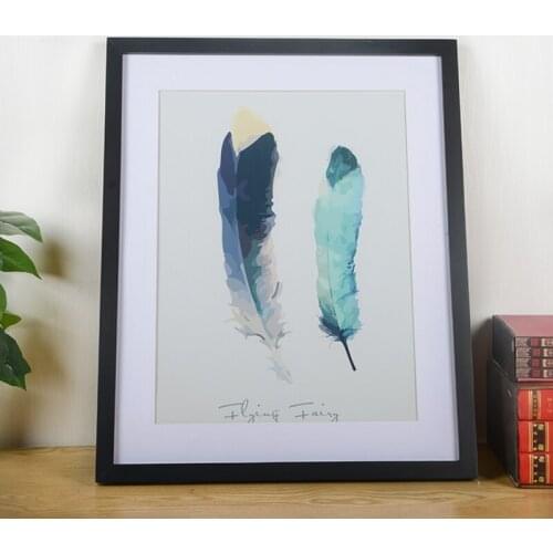 A4 A3 Wooden Frame Black White Color Photo Frames for Wall Art Picture Frames Photo Frames for Picture Walnut Wood Frames