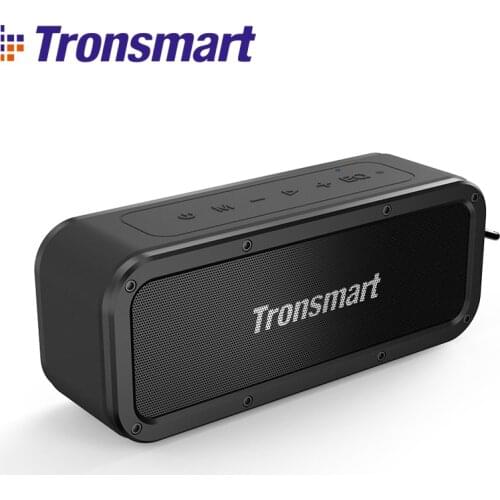 Tronsmart Force Bluetooth Speaker TWS Wireless Portable Speaker IPX7 Waterproof NFC Speakers 15H Playtime with Voice Assistant