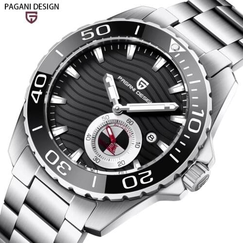 2021 PAGANI DESIGN New Mens Automatic Watch Stainless Steel Waterproof watch Business Casual Automatic Watch luxurious reloj ho