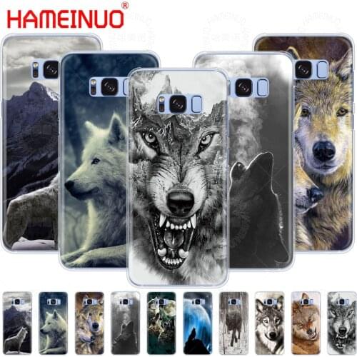 Wolf animal cell phone case cover for Samsung Galaxy S9 S7 edge PLUS S8 S6 S5 S4 S3 MINI