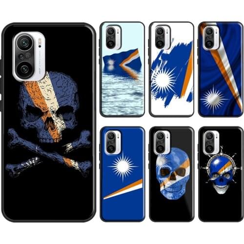 Marshall Island National Flag For POCO X3 M3 Pro F2 F1 F3 Case For Xiaomi Mi 11 8 9 Mi 10T 9T Pro Mi Note 10 Lite Coque