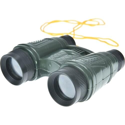 Childrens 10*8 Magnification Toy Binocular Telescope + Neck Tie Strap Outdoor Toy Outdoor Games Speelgoed Compact Nieuwe