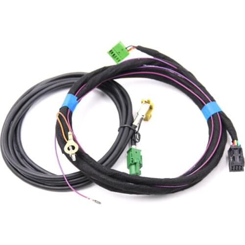 MIB 2 CarPlay MDI USB AUX IN Plug Cable Wiring Harness For Audi A4 B9 8W