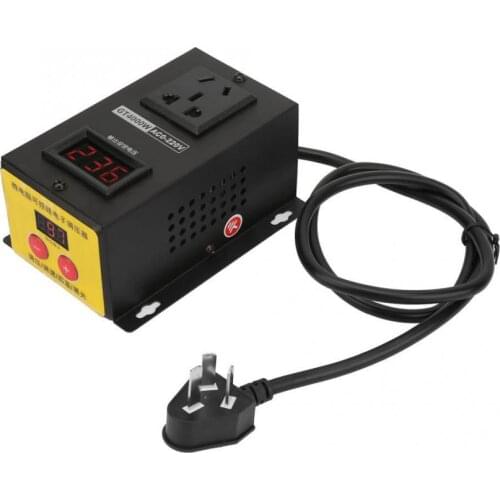 4000W SCR Electronic Adjustable Variable Thyristor Electronic Voltage Regulator AU Plug 220V Motor Adjust Controller