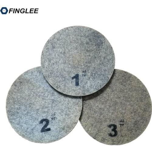 FINGLEE 17,21inch 3pcs/lot concrete polishing dry glossing,stone terrazzo stone floor grinding polishing high brightness