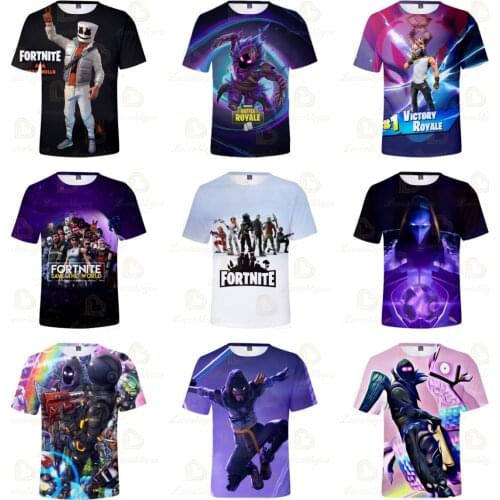 Fortnite Men and Women Victory Boys Girls Cartoon Jacket Tops Teen Clothes 3 To 14 Years Kids T-shirt Game 3D Printed Tshirt