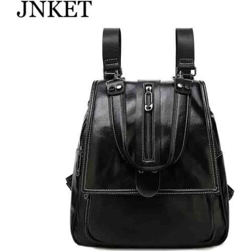 JNKET New Retro Multi-purpose Backpack Crossbody Bag Dermis Handbag Shoulder Bag Fashion Cover bag