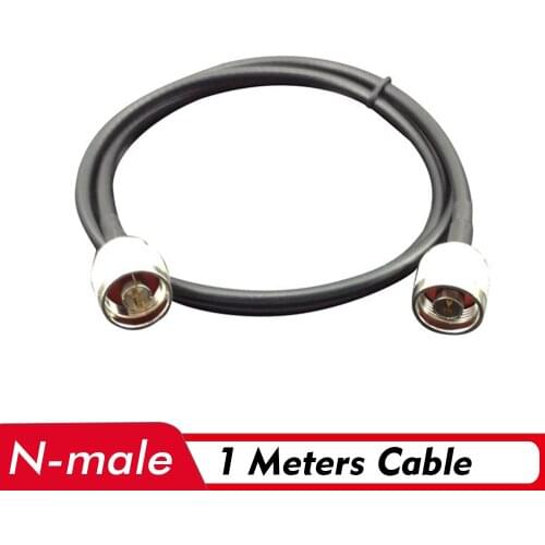 1 Meter Coaxial Cable N Male Connector Low Loss Signal 1M Cable Connect with Outdoor/Indoor Antenna and 2G/3G/4G Signal Booster