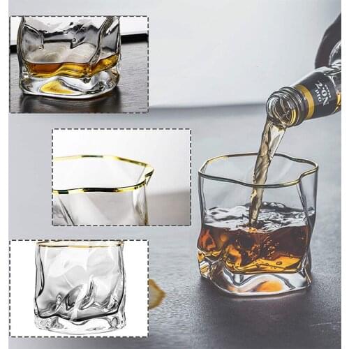 NEW Wine Cocktail Glass Whisky Short Glass European Japanese Bar Creative Personality Whiskey Beer Glass Verre Drinking Brandy C