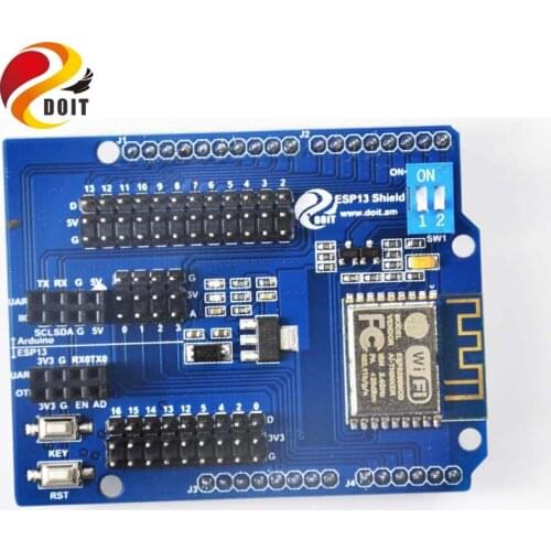 Original DOIT Serial WiFi Shield for Arduino UNO R3 2560 from ESP8266 WiFi Web Sever Shield ESP-13 IoT DIY Development Board Kit
