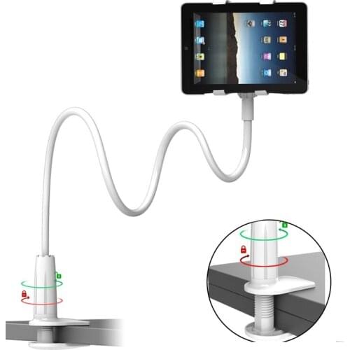 Plastic Tablet Stand Mount Bracket Holder Desk Bed Clip for Phone Long Arm Flexible Tablet Holder for iPad Table Stand Holder