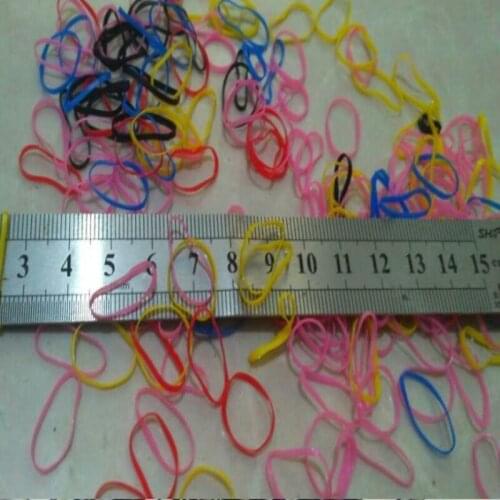Festival decorative gifts Rubber bands Small bands in black and mixed colors 300 pcs